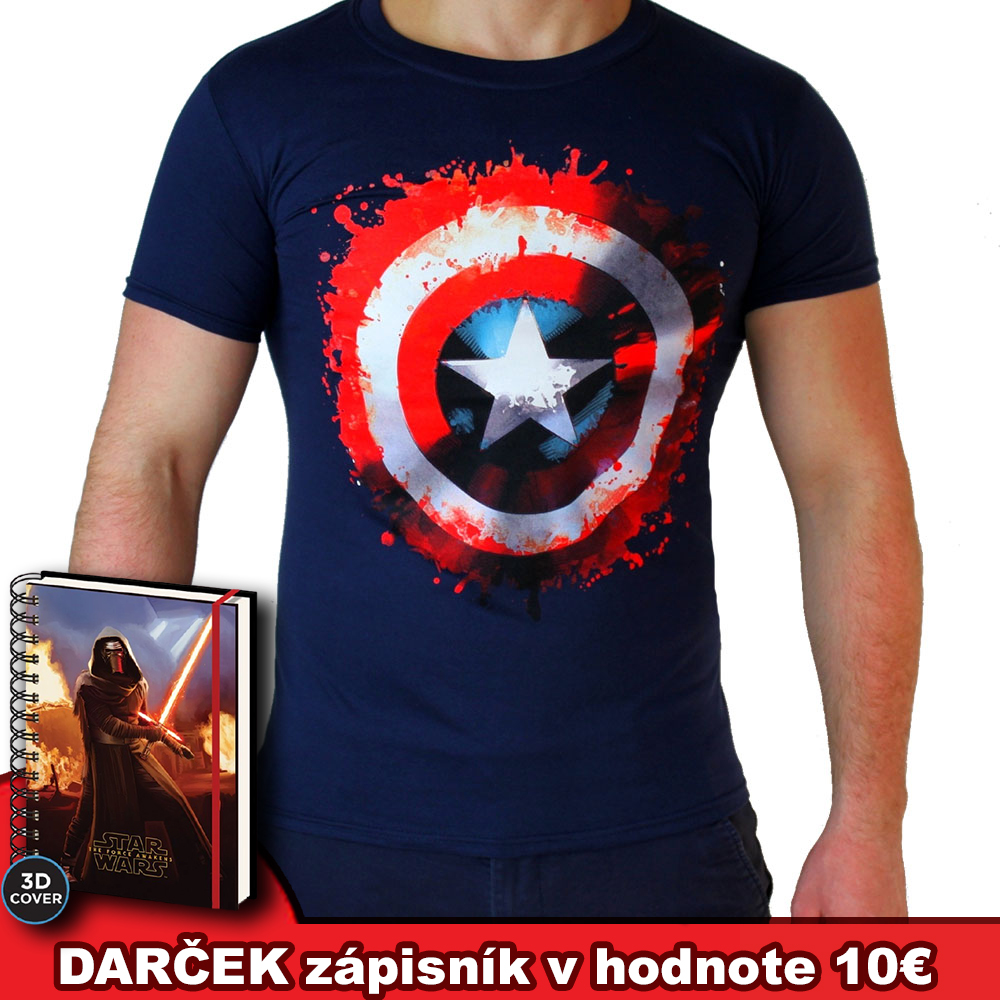 Captain America - Štít pánske tričko