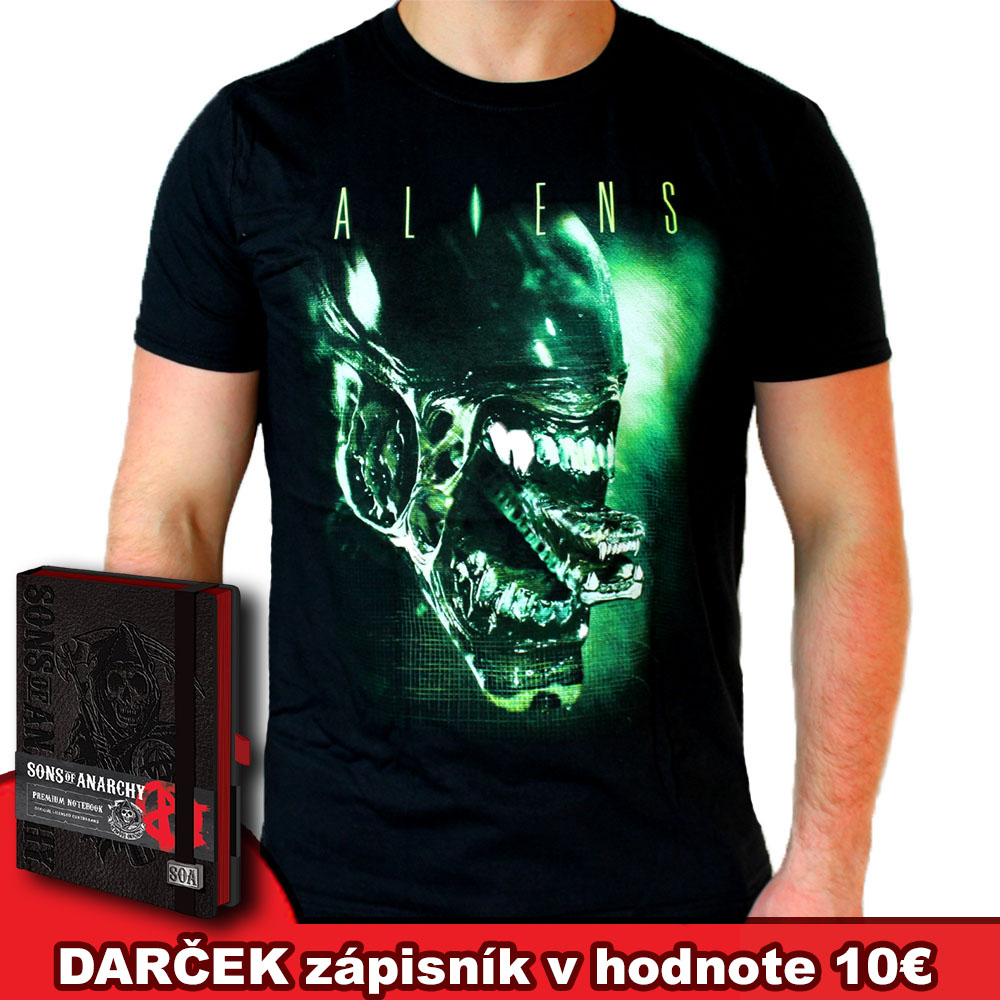 Aliens - Head pánske tričko
