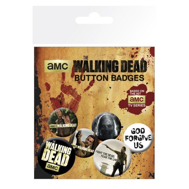 The Walking Dead odznaky (6 ks)