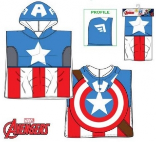 Marvel - Captain America pončo 50x100 cm - Štít