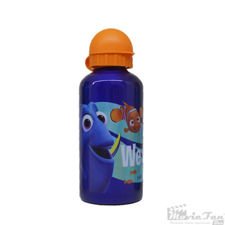 Hľadá sa Dory/Nemo - We swim tmavomodrá športová fľaša (500 ml)