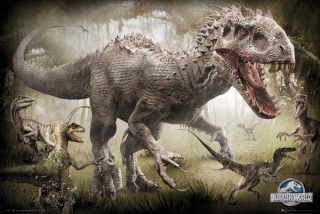 Jurassic World plagát 61x91 cm - Raptors