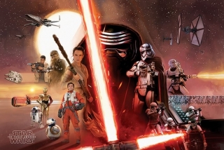 Star Wars VII plagát 61x91 cm - Galaxy