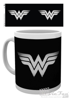Wonder Woman hrnček (330 ml) - Monotone logo