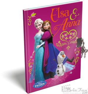 Ľadové kráľovstvo: Anna a Elsa - pamätníček/denník A6